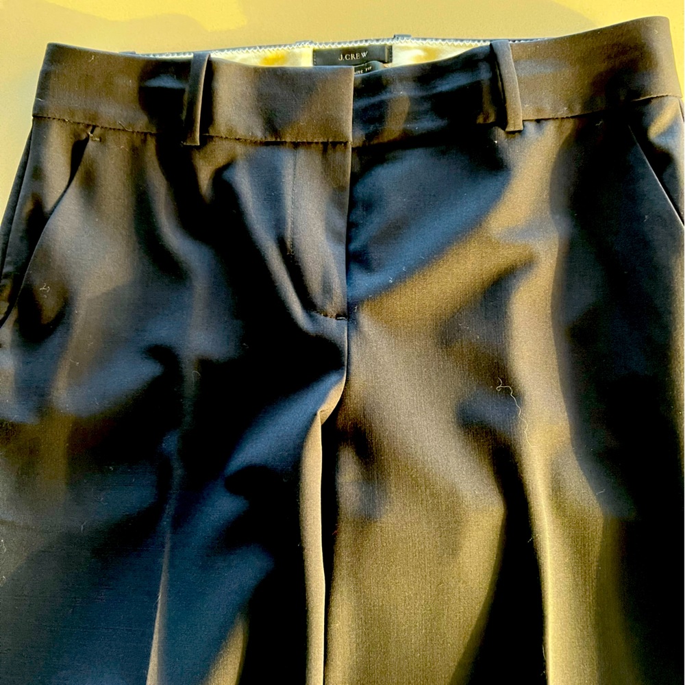 JCREW Favorite Fit Navy Trouser.